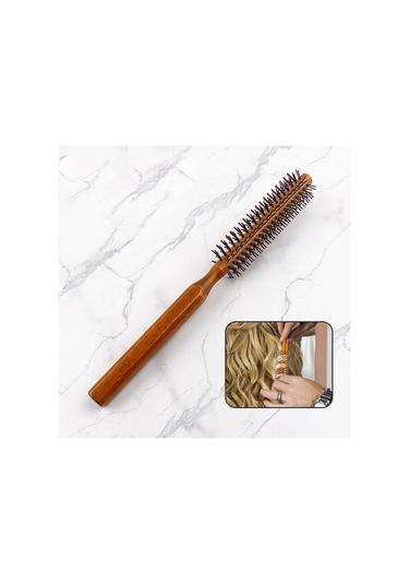 Suntek Curling Roller Saç Fırçası Ön Perçem Kaldırma Yuvarlak Saç Şekillendirme Fırçası