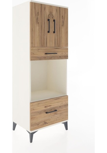 Hyperion Dolap 2 Raflı 2 Çekmeceli 2 Kapaklı 60x44x163 Aytaşı-çam Aytası