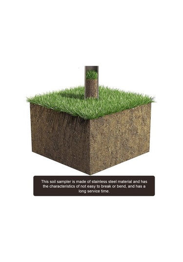 Ebitda Kolay Toprak Örnekleyici: Paslanmaz Çelik, Taşınabilir, Bahçe Ve Tarım İçin