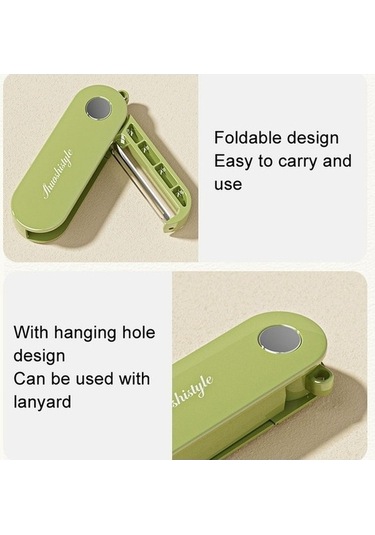 Ulzyvf Cbtx Katlanır Mutfak Bıçağı, Kısa Paslanmaz Çelik Meyve Soyma Aleti Yeşil Yeşil