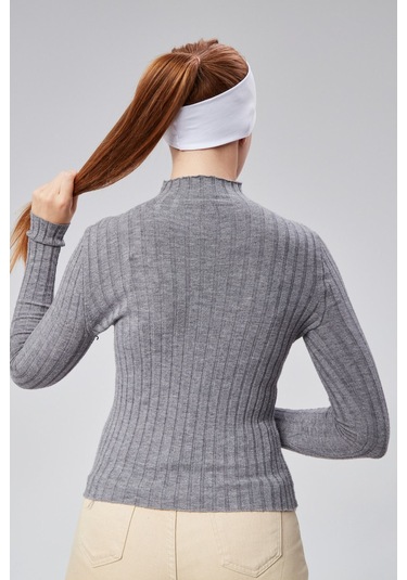 Kadın Spor Saç Bandı Bandana Penye Esnek Bone Dikissiz Beyaz