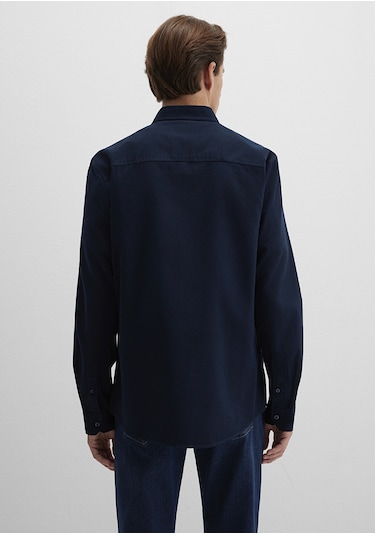 Mavi - M Logo Nakışlı Lacivert Gömlek 0211192-70492 Lacivert