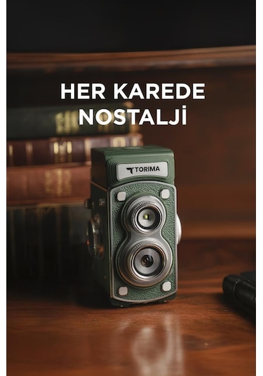 Torima CMR44 Mini Retro Dijital Fotoğraf Makinesi Yeşil