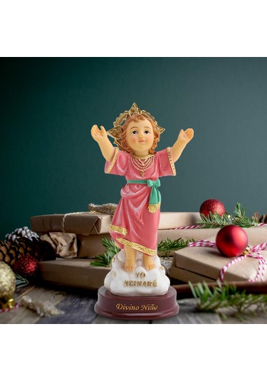 Dolıty Divino Niño Estatua İsa Hediye Reçine El Sanatları 13,8cmx4,2cmx6,3cm