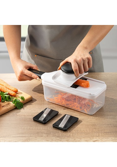 Emsan Smart Hazneli Dilimleyici 3 Parça Beyaz