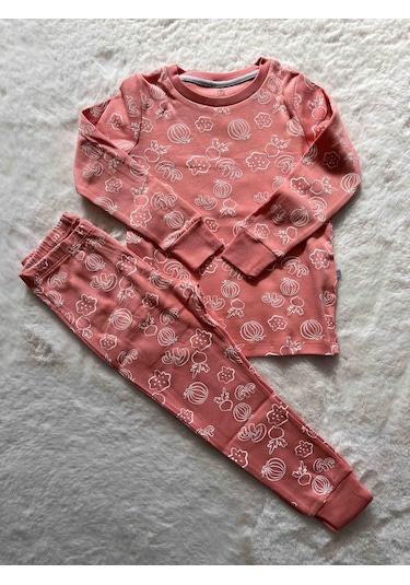 Bibaby Winter İs Good Pijama Takımı Somon