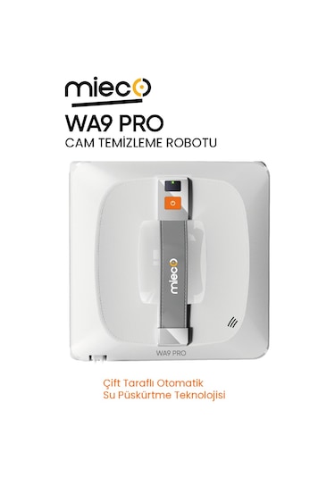 Mieco WA9 Pro Çift Yönlü Su Püskürtmeli Cam Temizleme Robotu (Kumandalı)