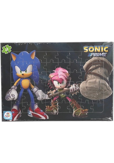 So7868 Sonic 48 Parça Frame Puzzle -Laço Kids