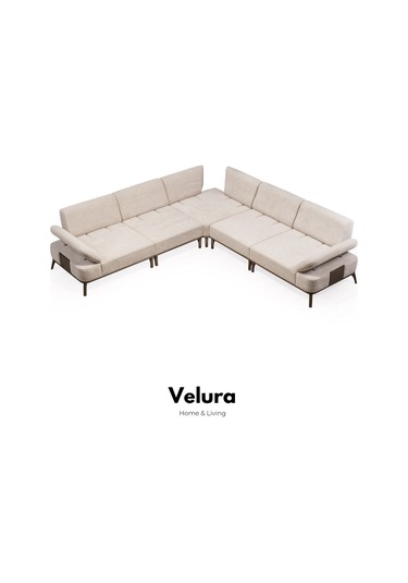 Losso Modüler Köşe Koltuk Takımı & Oturma Grubu Ekru