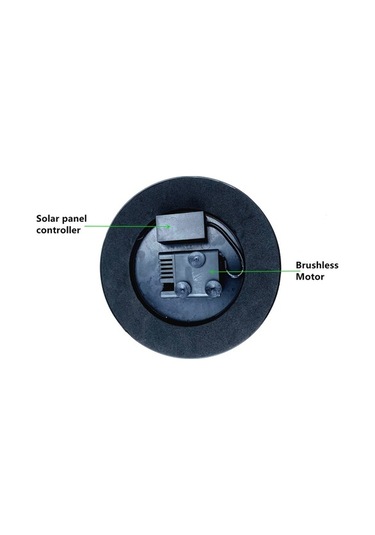 Novahub Güneş Enerjili Su Pompası 1.7w Güneş Paneli Su Çeşmesi Kuş Banyosu Küçük Gölet Bahçe Dekorasyonu