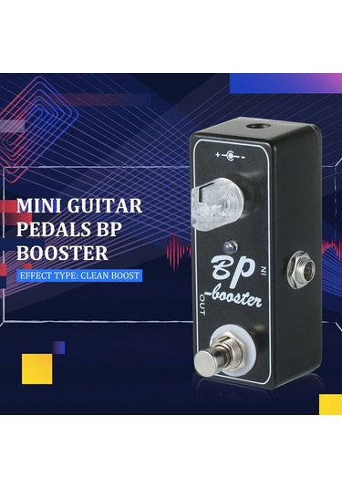 Yaozixa Mosky Bp Booster: +20db Saf Boost, Dıp Switch Eq Ayarları, Gerçek Bypass, Gitar/bas İçin Metal Efekt Pedalı