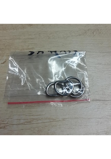 Suntek 5 Adet D Yüzükler Donanım Çantaları Için Ekstra 0,3cmx1,5cmx1,2cm-gümüş