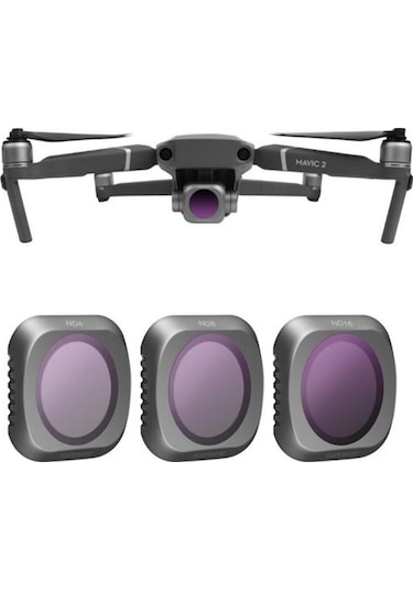 DJI Mavic 2 Pro Kamera Lens Filtresi 3 lü Set ND4 ND8 ND16