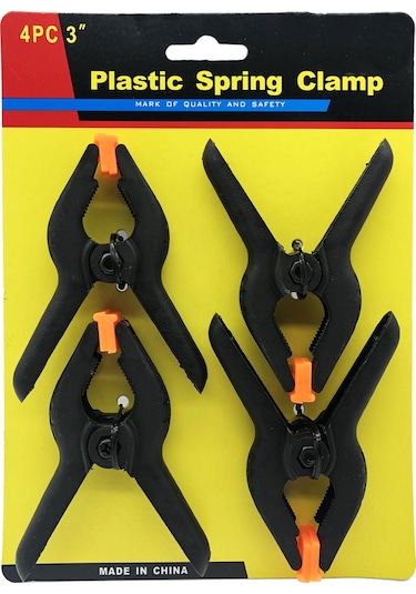 35 Mm Yaylı Mandal Tip Kıskaç Işkence Seti 4 Parça