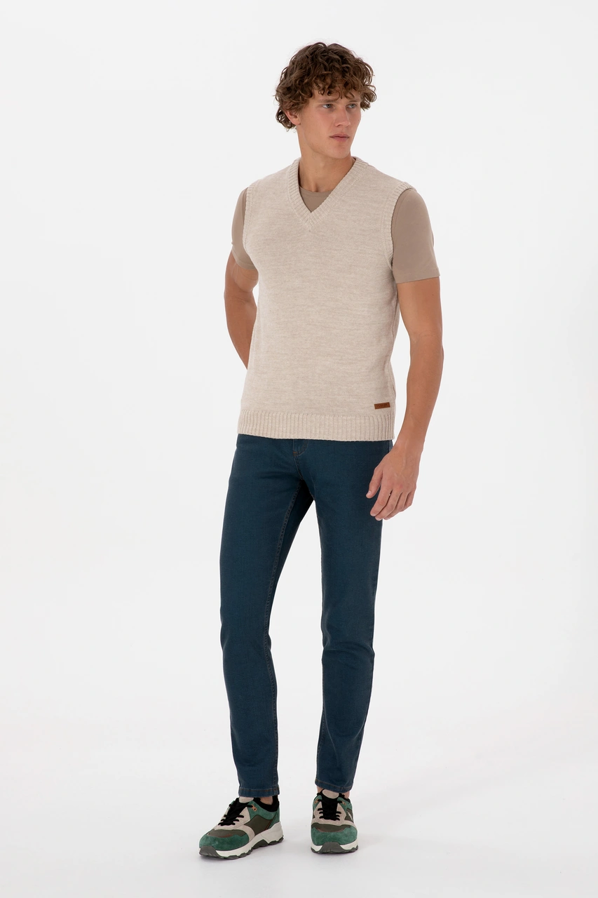 U.s. Polo Assn. Erkek Koyu Bej Süveter 50318158-vr088 Koyu Bej