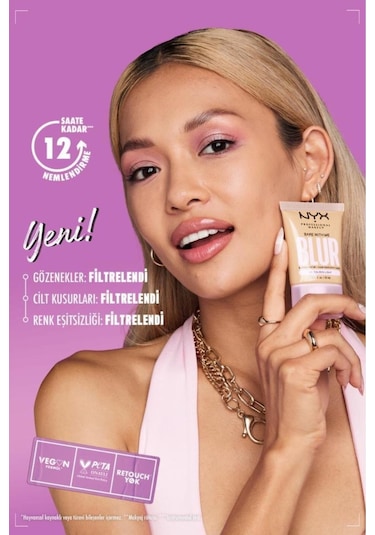 NYX Professional Makeup Blur Tint Fondöten 01 Pale