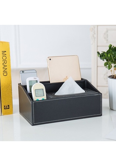 1a-çok Fonksiyonlu Doku Kutusu, Kırtasiye Uzaktan Kumanda Kutusu, Ev/ofis/restoran İçin Dekoratif Doku Kalemi Uzaktan Organizatör