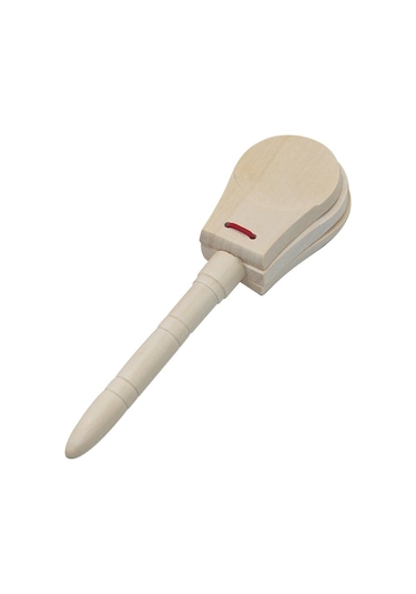 Jwin Jc-08 Saplı Ahşap El Kastanyeti Natural Orff - Ritim Aleti
