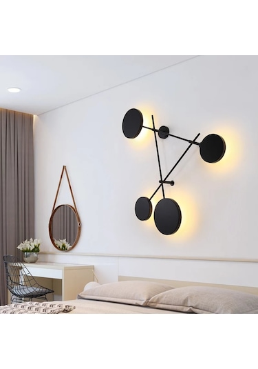 Simaavize Utra Modern Led Aplik Siyah