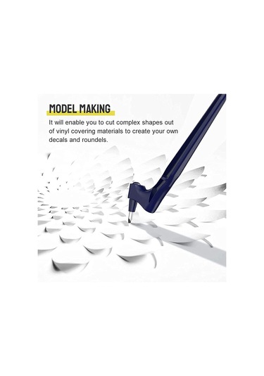 Gajeena Stahl Girişim Bıçağı Seti: 360 Döner Uç, 15 /30 /45 Bıçak Ağızları Ve Gravür Tahtası - Grafik Tasarım, Kağıt Kesim İçin Yeşil