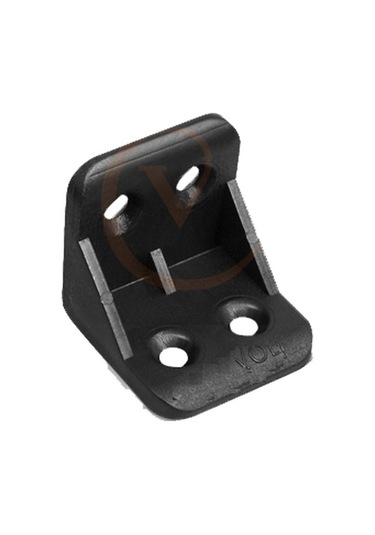 Pls. L Köşe Bağlantı Siyah 250 Adet