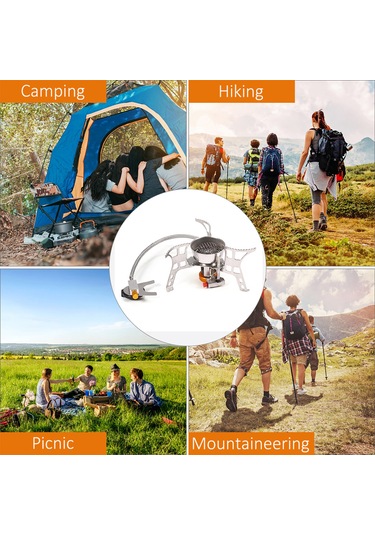 Youmex Lixada Taşınabilir Kamp Ocağı - Çadır Ve Doğa Yürüyüşleri İçin Mükemmel Çözüm Çok Renkli