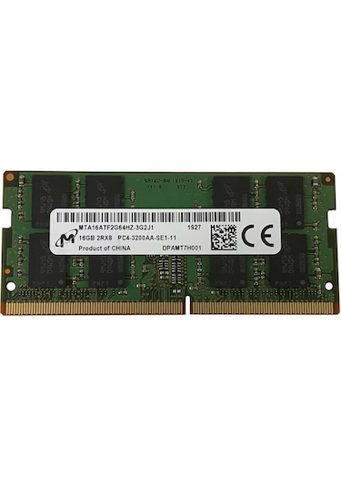Micron MTA16ATF2G64HZ-3G2J1 16 GB DDR4 3200 MHz CL22 Notebook Ram