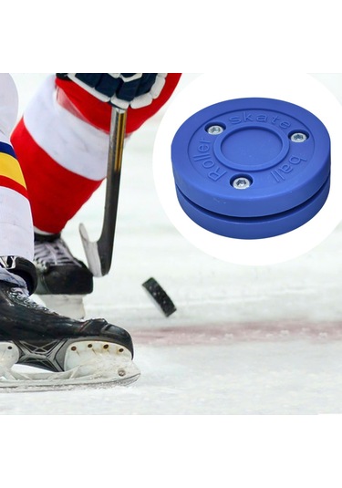Homyl Roller Hokey Diski Uygulama Hediyesi Oyun Eğitimi Mavi Mavi