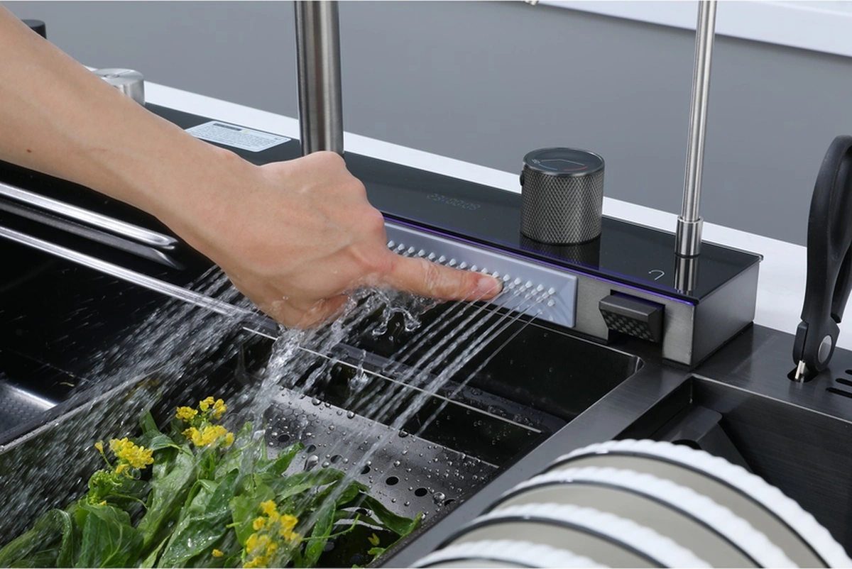 Boheme Marley Bıçaklıklı Evye 100 460 Cm Antrasit