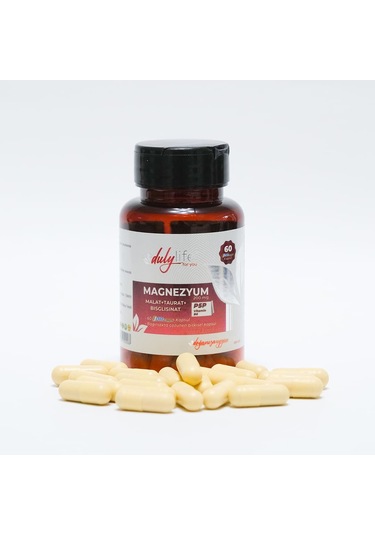 Magnezyum Malat+Taurat+Bisglisinat 60 DRcaps Kapsül