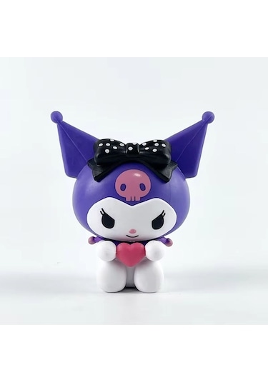 Kawaii Sanrio Kuromi Karikatür Figür Model -6
