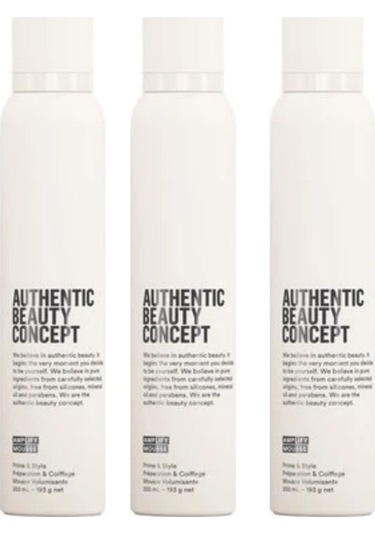 Authentic Beauty Concept Amplify Mousse 3 x 200 ML