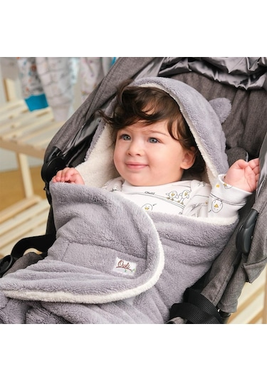 Owlishop Owli Dış Kundak 0-6 Ay Açık Gri
