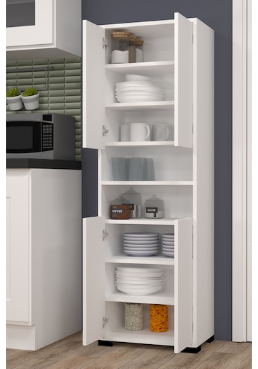 Tokyo No 1 Raflı 4 Kapaklı Mutfak Dolabı