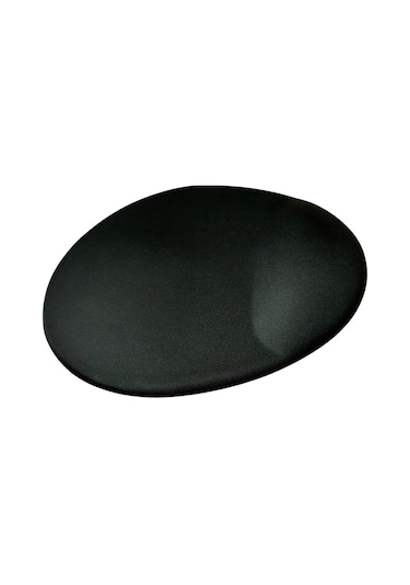 Bilek Destekli Siyah Renkli Baskılı Oval Mouse Pad