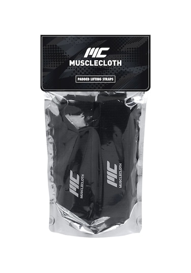 Musclecloth Padded Lifting Straps Siyah-Standart