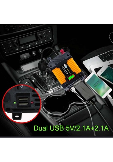 Dancemonkey Yüksek Güçlü 4000w Değiştirilmiş Sinüs Dalgası İnvertör