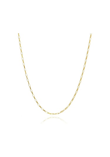 14 Ayar Altın Zincir Kolye Örme Zincir Kolye 45 Cm Uzunluk 1,90 Mm Kalınlık