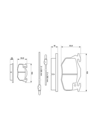 Citroen Saxo 1.4 1996-2003 Bosch Ön Balata