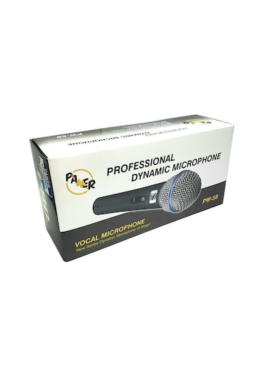 Pawer Pw-58 Profesyonel Kablolu El Tipi Mikrofon