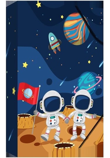 Noki Desenli Lastikli Kutu Klasör