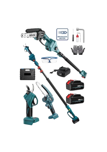 Stilmax STL2100T 2.70 M Teleskopik Budama Bağ Makaslı Zincir Seti