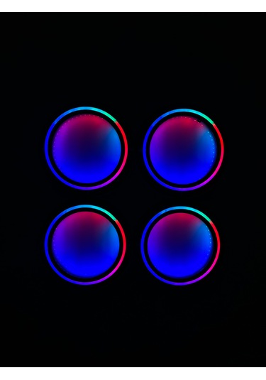 Çift Piksel Ledli Ses Ritim Ve 358 Animasyonlu Kumandalı 20'lik Midrange Kapak 2 Takım 4 Kapak