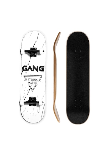 GANG 8.0 MARBLE WHİTE COMPLETE PROFESYONEL KAYKAY Çok Renkli