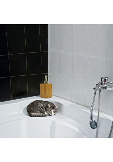 Yifomall Bambu Ve Plastik 220ml Sabun Dağıtıcı - Banyo Ve Mutfak İçin 360 Döner Pompalı, Kolay Doldurulabilir Depo Kabı Kahverengi Kahverengi