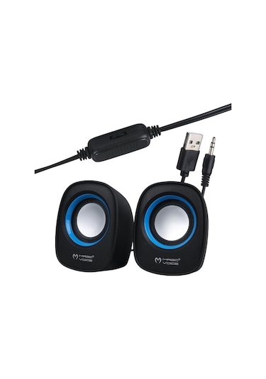 Magicvoice D-05a Mini 5 Watt Aux 2.0 Multimedia 1+1 Usb Speaker - Hoparlör