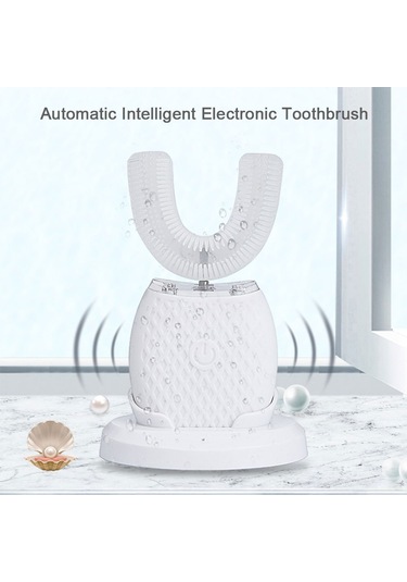 Youtek Otomatik U Şekilli Diş Fırçası - 360 Derece Temizlik, 3 Modlu Şarj Edilebilir Çok Renkli