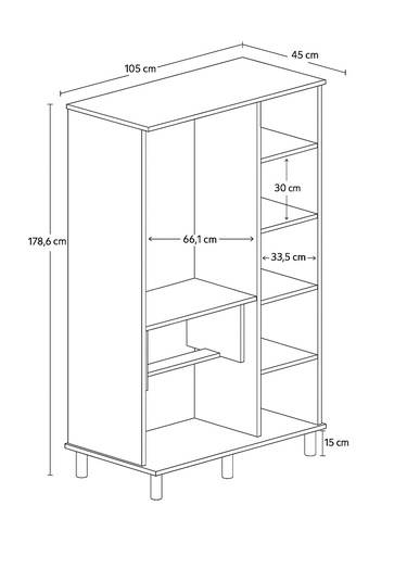 3 Kapılı, 2 Çekmeceli Gardırop, Elbise Dolabı, Çocuk Odası Dolabı Antrasit - Safirmeşe 3 Kapılı, 2 Çekmeceli Gardırop, Elbise Dolabı, Çocuk Odası Dolabı Antrasit - Safirmeşe