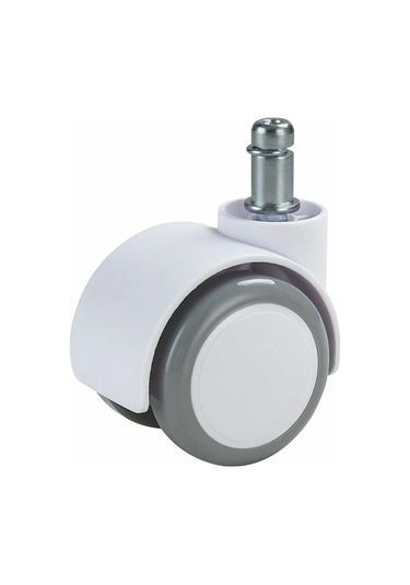 Brabıx Ofis Koltuğu Tekerlekleri, Kauçuk Dişli Set 5 Adet 415726102 Beyaz