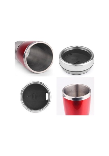 Novahub Paslanmaz Çelik 430ml Kupa Şişe, İç Yalıtımlı, İş İçin Siyah